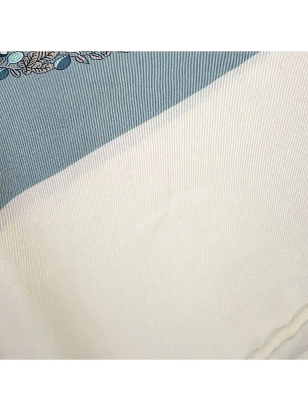 Hermes Scarf Carre 90 Brides de Gala en Fleurs White